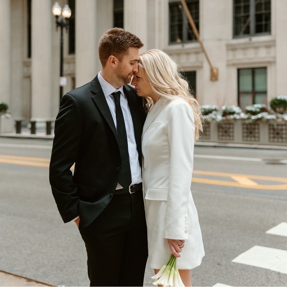 A.L.C. Edie Dress - worn once white blazer dress - Picture 5 of 5